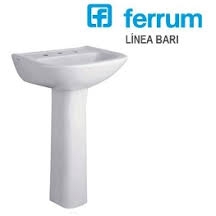 Ferrum Lavatorio 1/3 agujeros SIN columna Linea Bari 