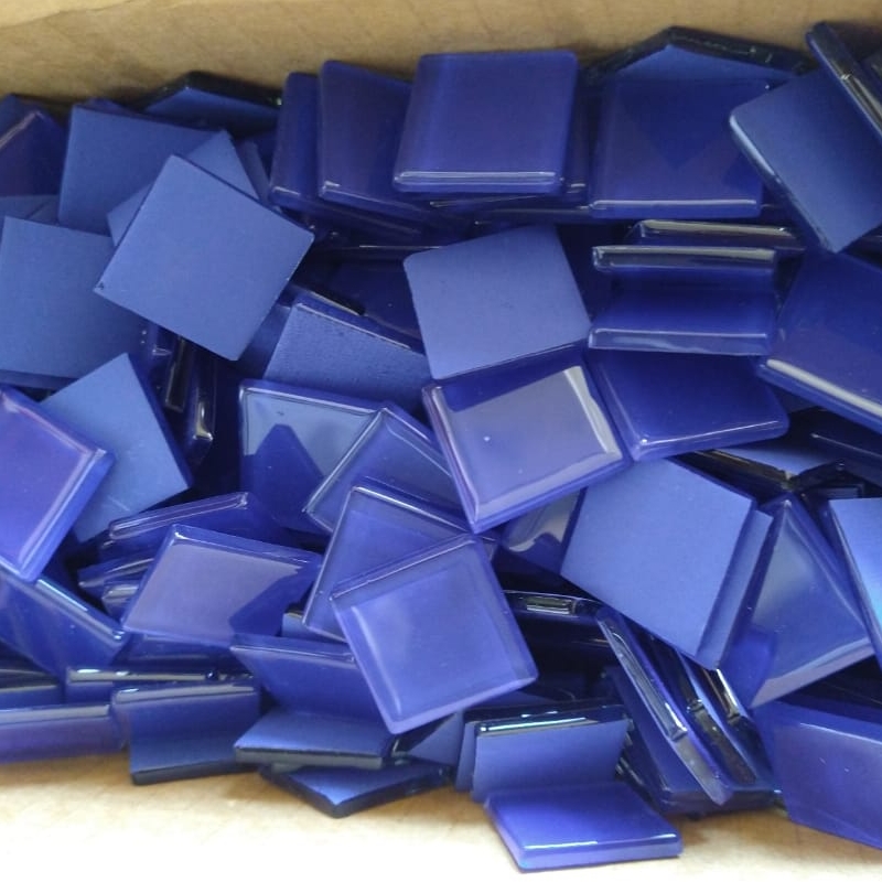 Acuarela teselas azul (medida 2x2) paquete 30 unidades 